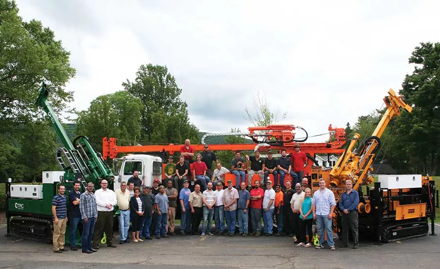 staff of Acker Drill Co.
