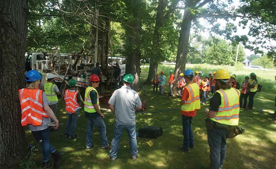 water well demo for WMU students