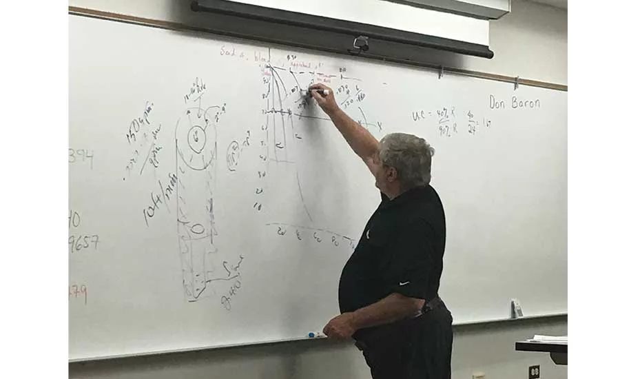 Don Baron conducting classroom session
