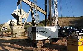 mobile generator on a jobsite