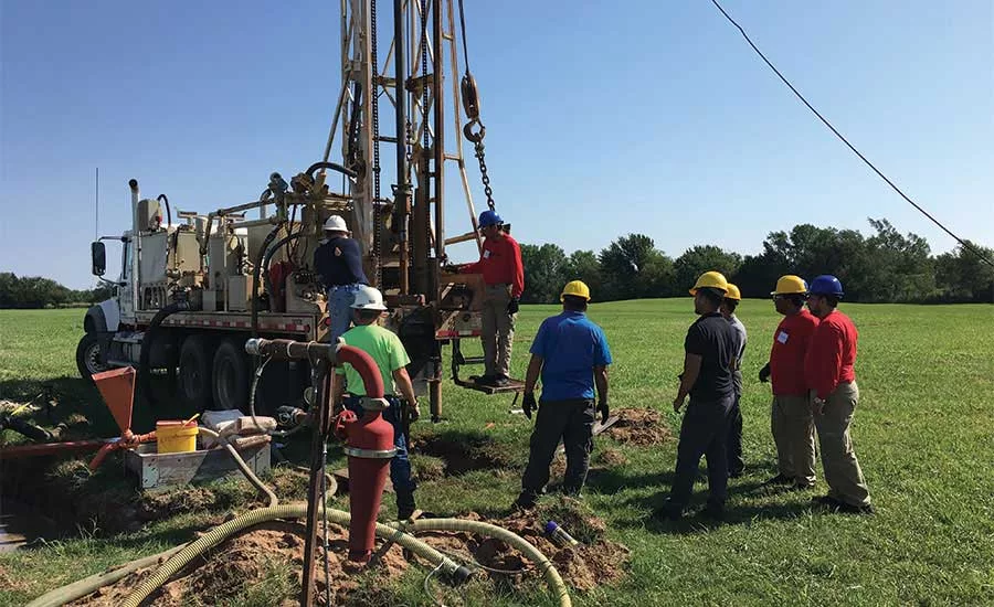 driller leading work