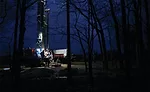 drilling at night