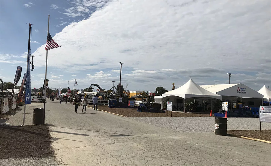 outdoor demo and display areas