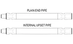 Plain-end vs. internal upset pipe