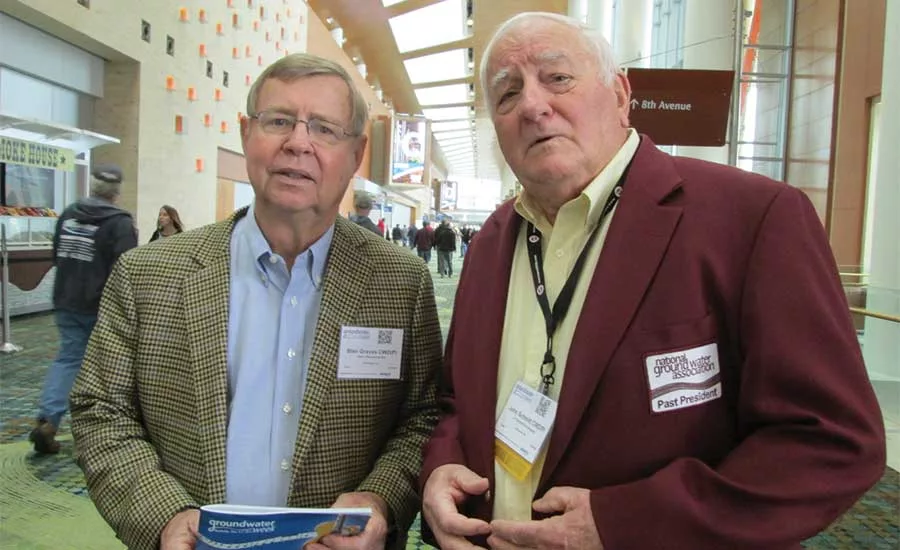 Stan Graves and John Schmitt at Groundwater Week