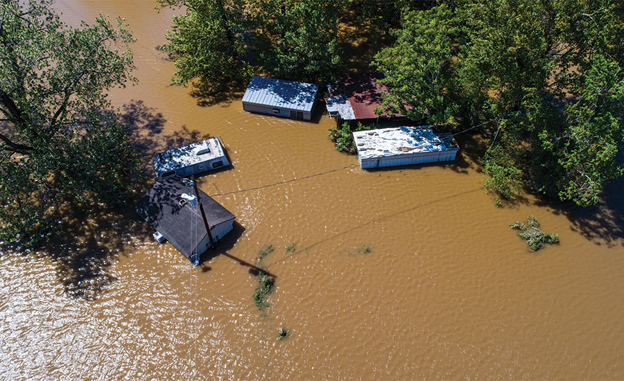 flooding during Hurricane Harvey