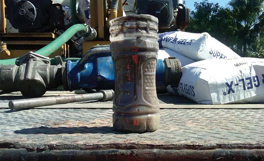 testing gel strength of a drilling fluid