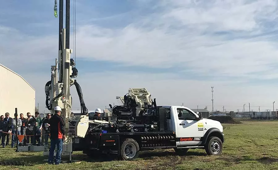 Geoprobe's 3100GT geotech rig