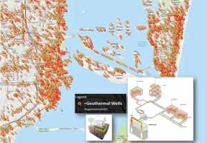 map of geothermal systems in use