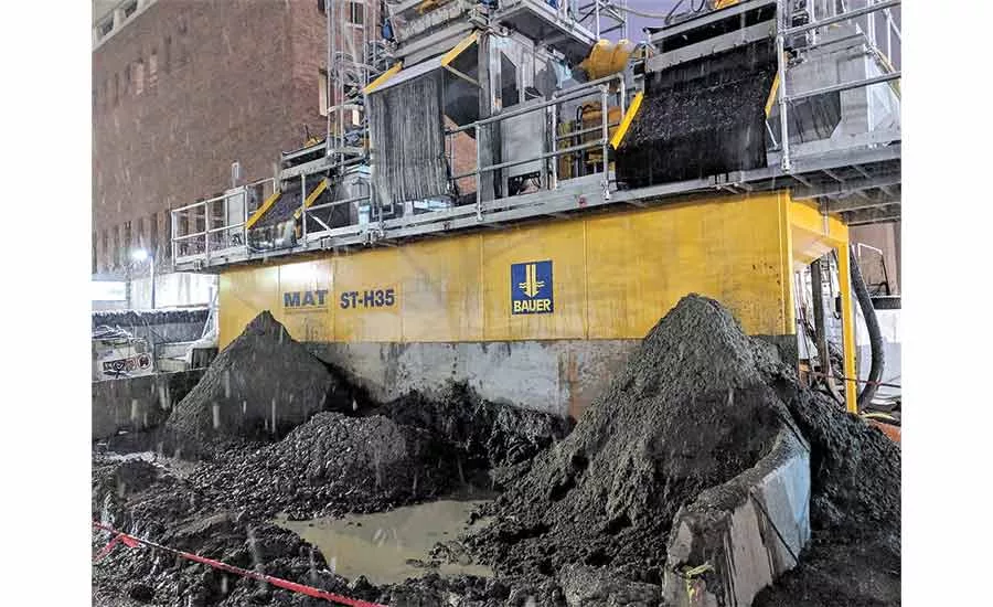 Bauer MAT DE 500 slurry system