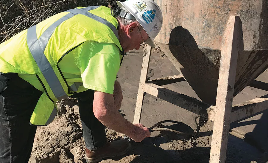 sampling from a domestic water well system