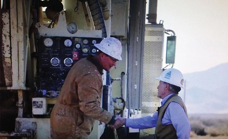 Hix meeting a driller