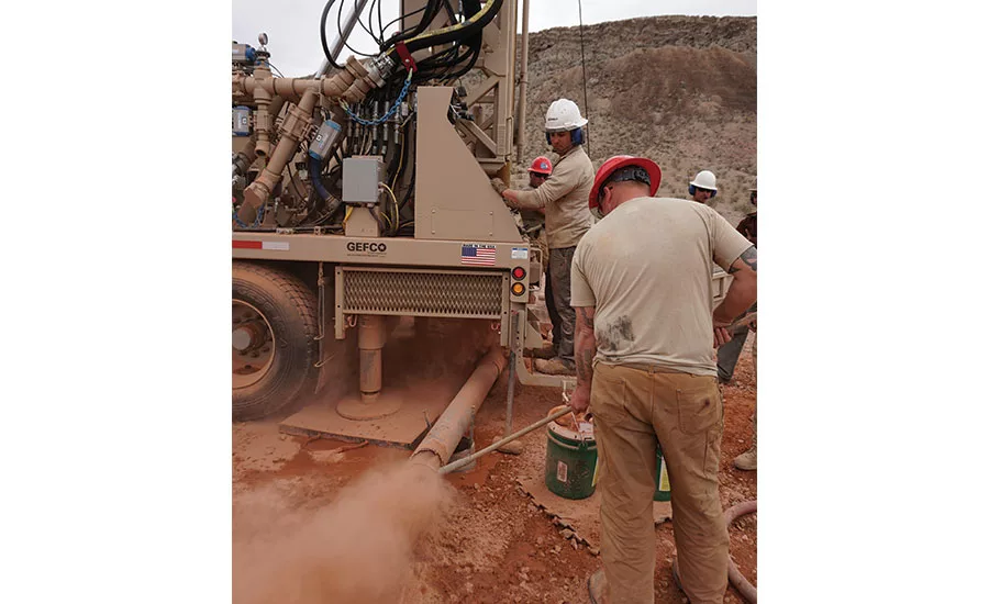 drilling team on a jobsite