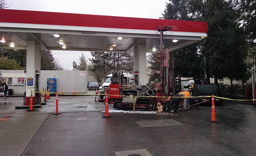 setting up an exclusion zone