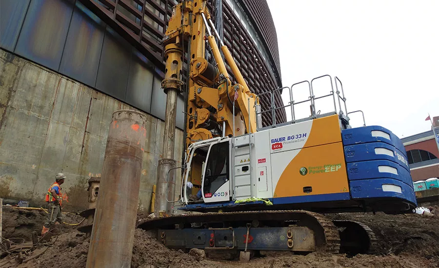 Bauer BG drilling rig
