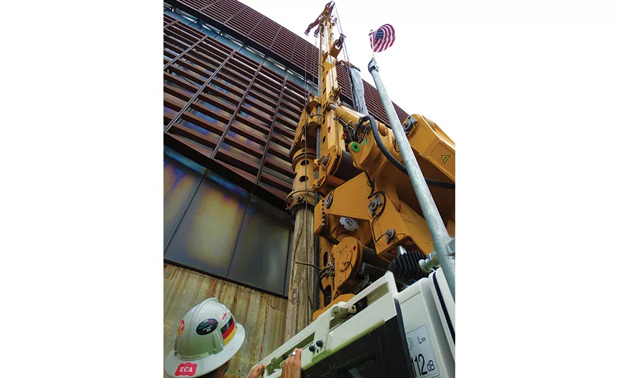 drilling next to Barclays Center