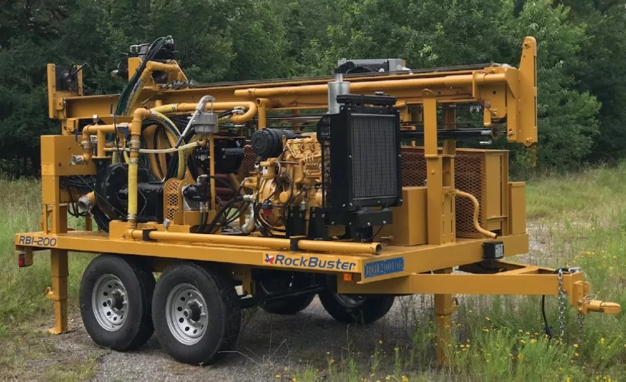 RockBuster RBI-200 Water Well Drilling Rig