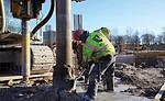 installing full displacement piles