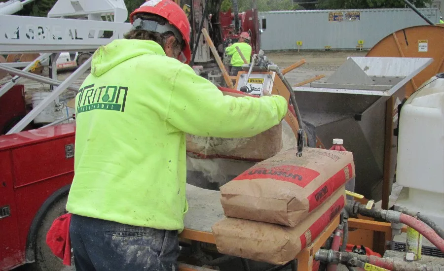 lifting bags of bentonite