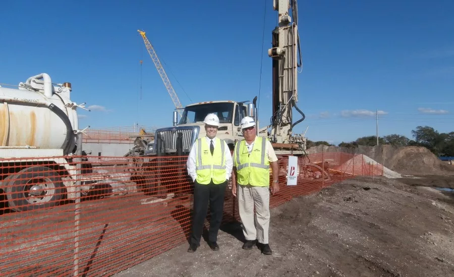 geothermal jobsite in Pinellas, Florida