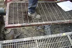 step on a drilling platform