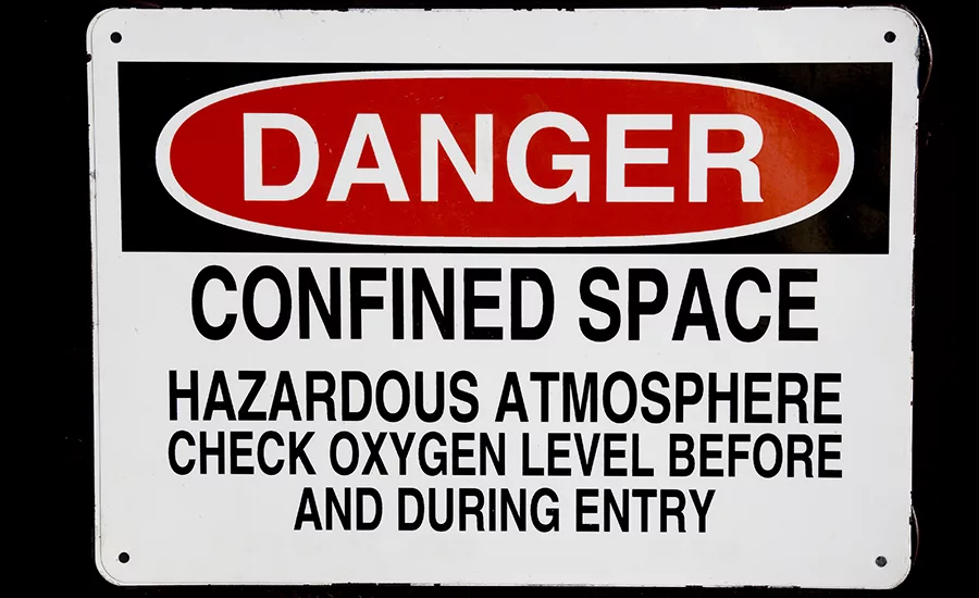 hazards of working in confined spaces
