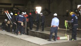 Trench safety training at the Apprentice and Skill Improvement Program