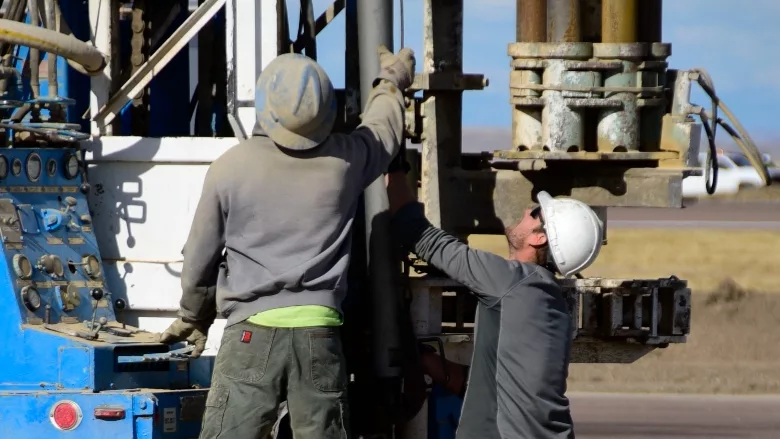 drilling a monitoring well in Great Falls, Montana