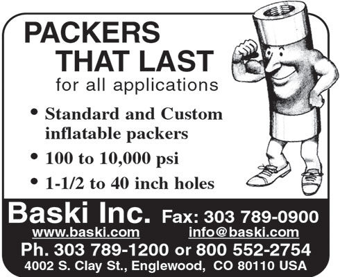 STANDARD INFLATABLE PACKERS CUSTOM INFLATABLE PACKERS