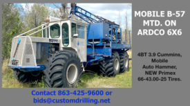 AUGER RIGS - MOBILE B-57 & SIMCO EP200
