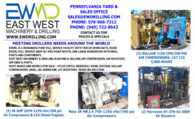 EAST WEST MACHINERY & DRILLING IS BUYING AND SELLING AIR COMPRESSORS, AIR BOOSTERS, AIR ENDS & PARTS