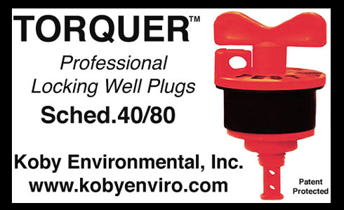 TORQUER PROFESSIONAL LOCKING WELL PLUGS WELL SUPPLIES KOBY ENVIRONMENTAL, INC.