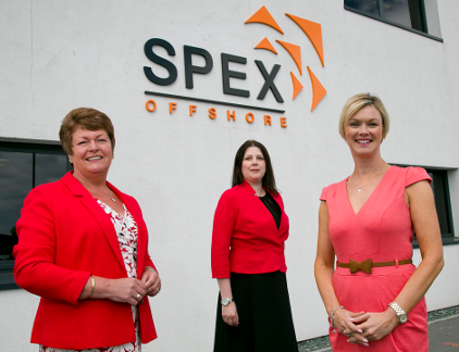 Sylvia Halkerston, left, Jacqui Duncan and Carole Innes. Source: SPEX Group