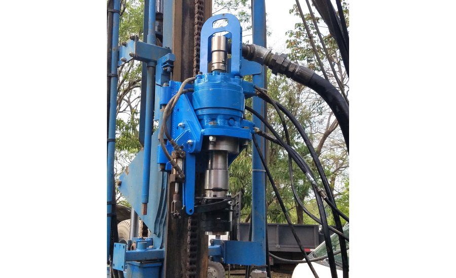 Lone Star Drills Upgrades LS400T+ Rotary Head 20180829 The Driller