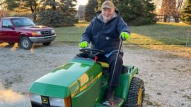 John Schmitt riding lawn tractor