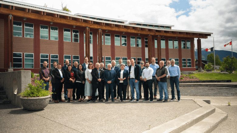 Representatives from Nations Royalty and the Nisga'a Lismis Government