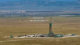 A drill rig in Utah