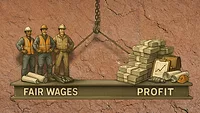 workers balancing with wages