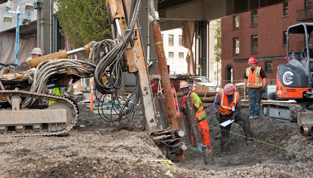 Micropile installation