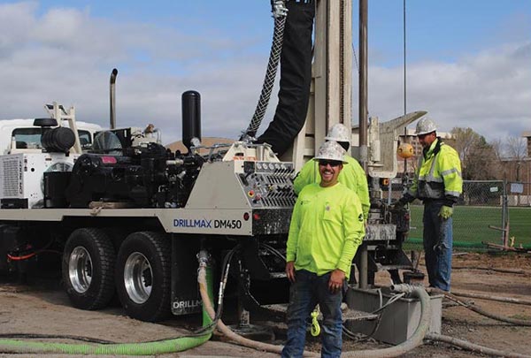 geothermal drilling with DM450 rig